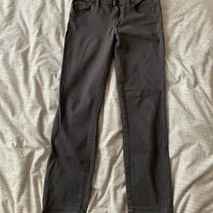 Madewell High-Riser Skinny Cotton Size 26 Gray